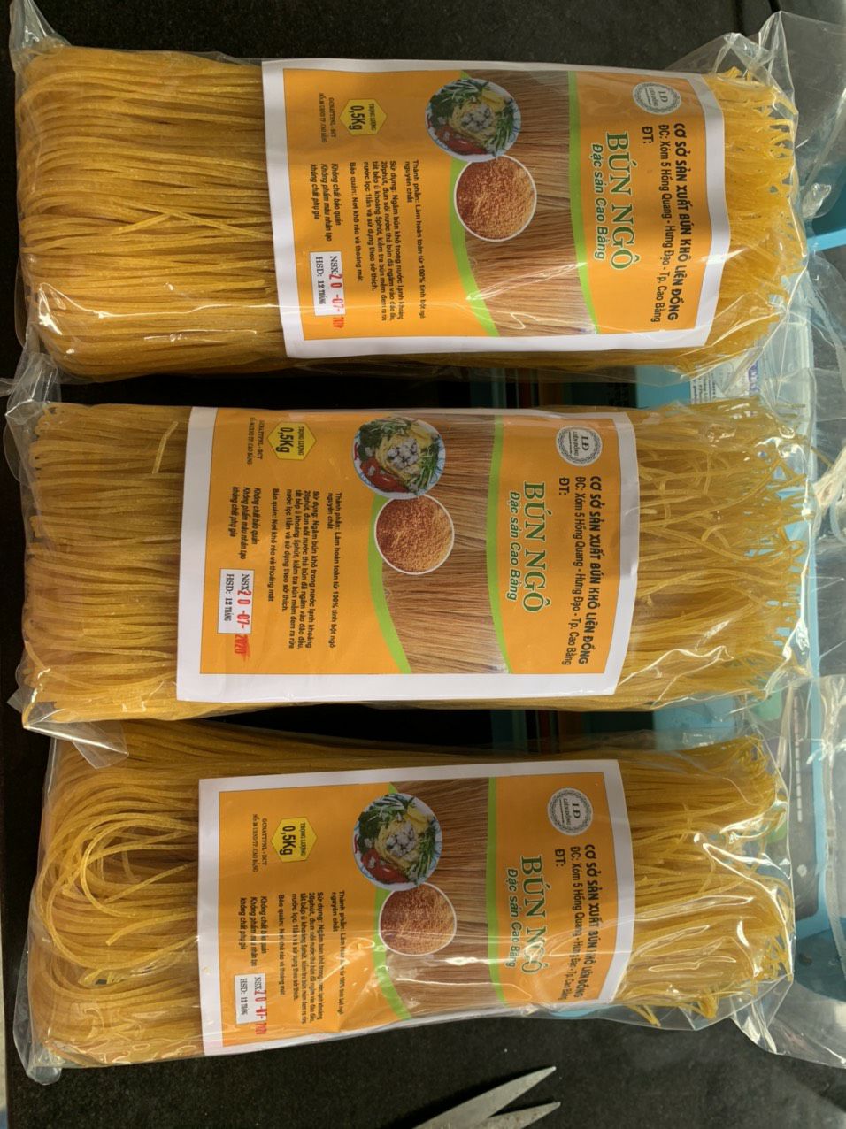 bún ngô Cao Bằng