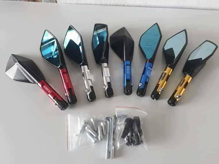 Gương chiếu hậu rizoma 5 cạnh lắp xe máy
