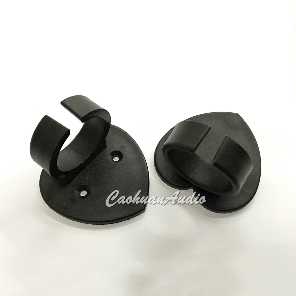 Đế bắt tường cắm micro - giá treo micro màu đen