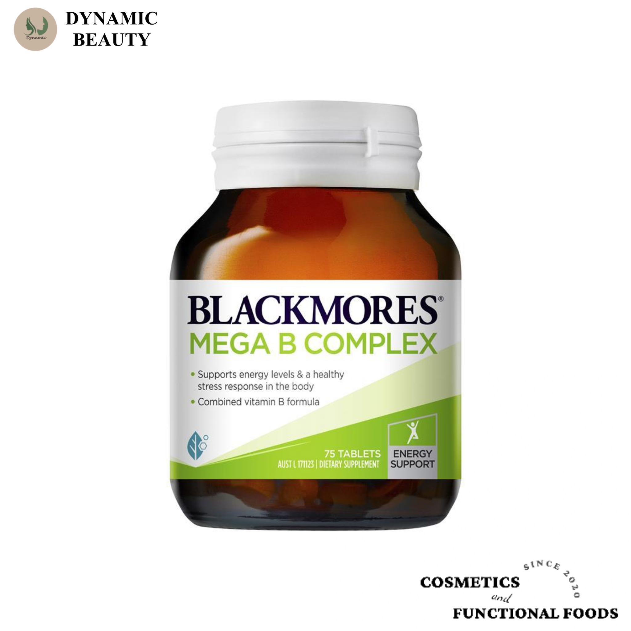 Viên uống bổ sung vitamin nhóm b Blackmores mega B complex 31 viên và 75 viên của Úc