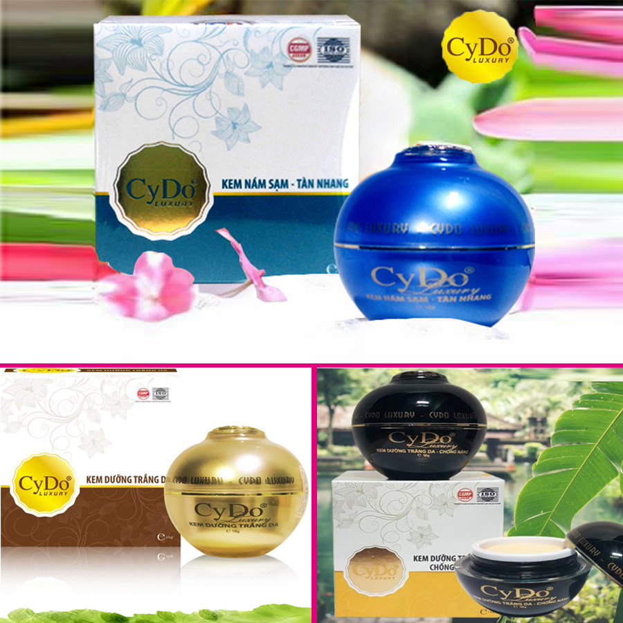 Kem dưỡng da cydo luxury 16g đủ loại _ dưỡng trắng da chống nắng; nám sạm tàn nhang; dưỡng trắng da; mỹ phẩm cao cấp 7 trong 1; thảo dược; kem luxury cydo, gia bảo
