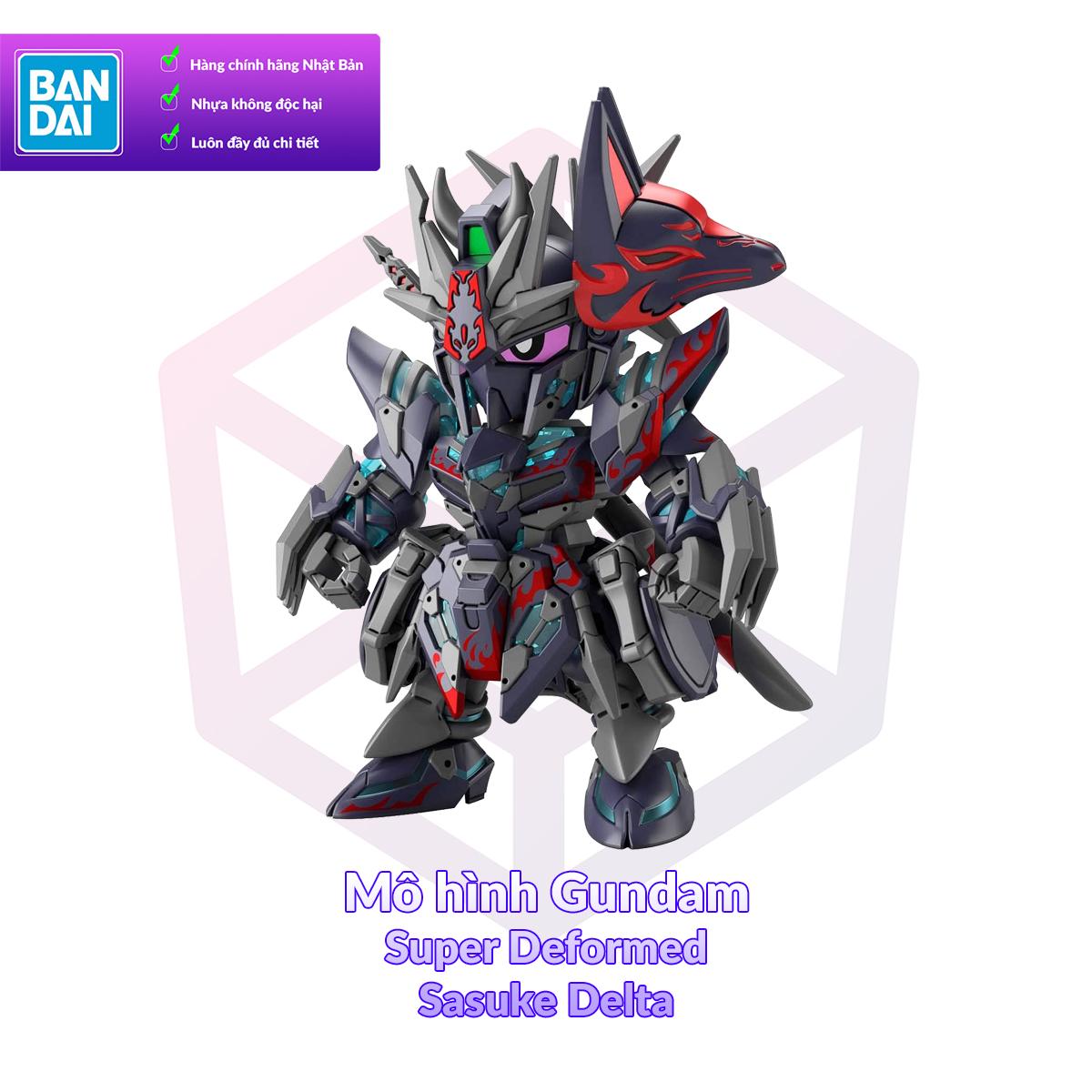 7-11 12 VOUCHER 8%Mô Hình Gundam Bandai SDW Heroes 06 Sasuke Delta SD