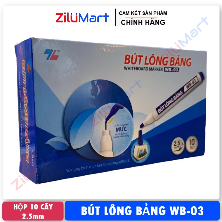 Bút lông bảng Thiên Long WB-03 loại màu xanh