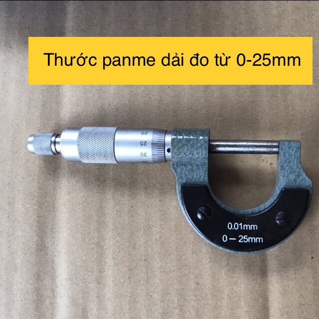 Thước Panme dải đo từ 0-25mm
