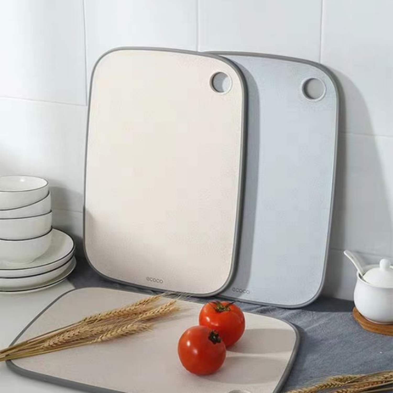 Thớt lúa mạch kháng khuẩn ecoco cao cấp 1805