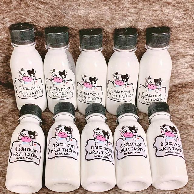 Combo 10 chai Ủ sữa non kích trắng 100ml