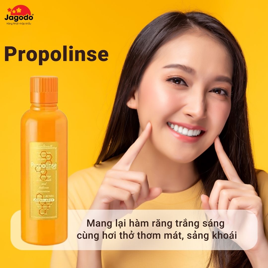 Nước súc miệng Propolinse Nhật Bản chai vàng