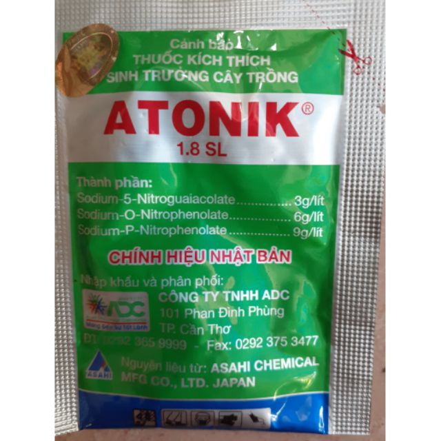Phân bón lá atonik 1.sl gói 10ml