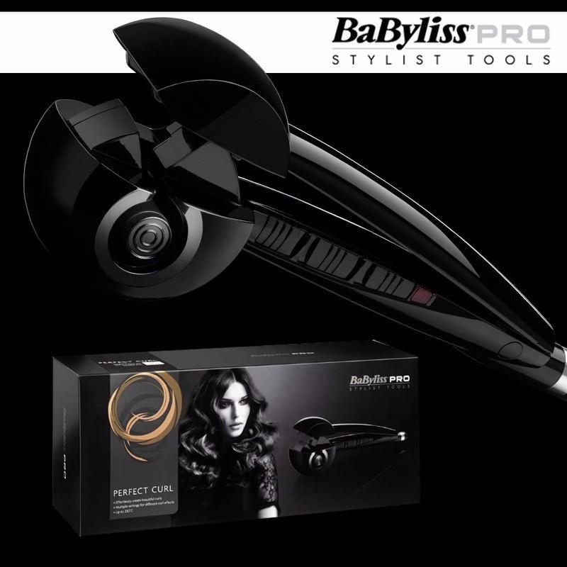 Máy uốn tóc tự động, Máy uốn rút xoăn tóc. Máy Uốn Tóc Tự Động Babyliss Pro Perfect Curl Mới 100% máy làm xoăn tóc nhanh chóng tiện dụng Độ nóng bao phủ đều, rút ngắn được thời gian uốn tóc, giữ nếp tóc lâu. Bảo hành toàn quốc.