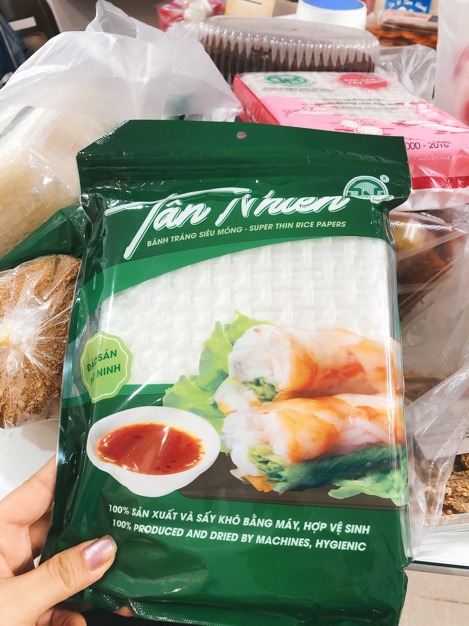1kg bánh tráng mỏng tân nhiên đặc sản tây ninh