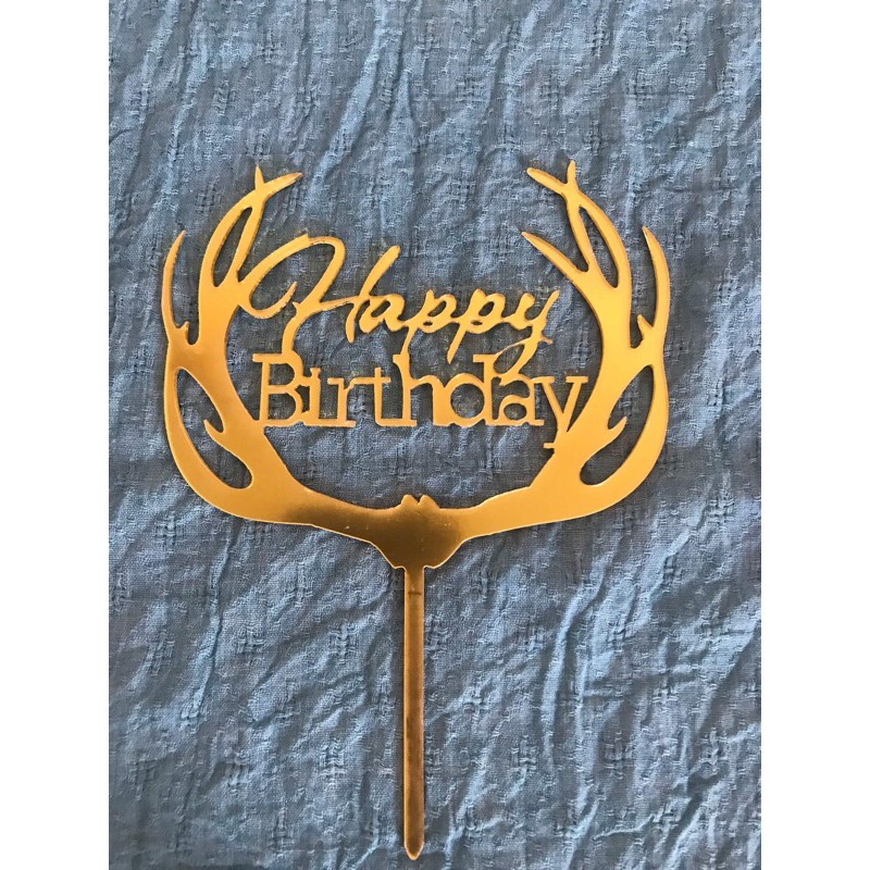 Topper Happy Birthday Hươu