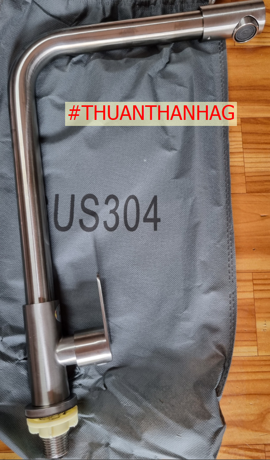 Vòi rửa chén lạnh Vuông Cao Cấp, Vòi rửa bát lạnh inox 304 dạng Vuông