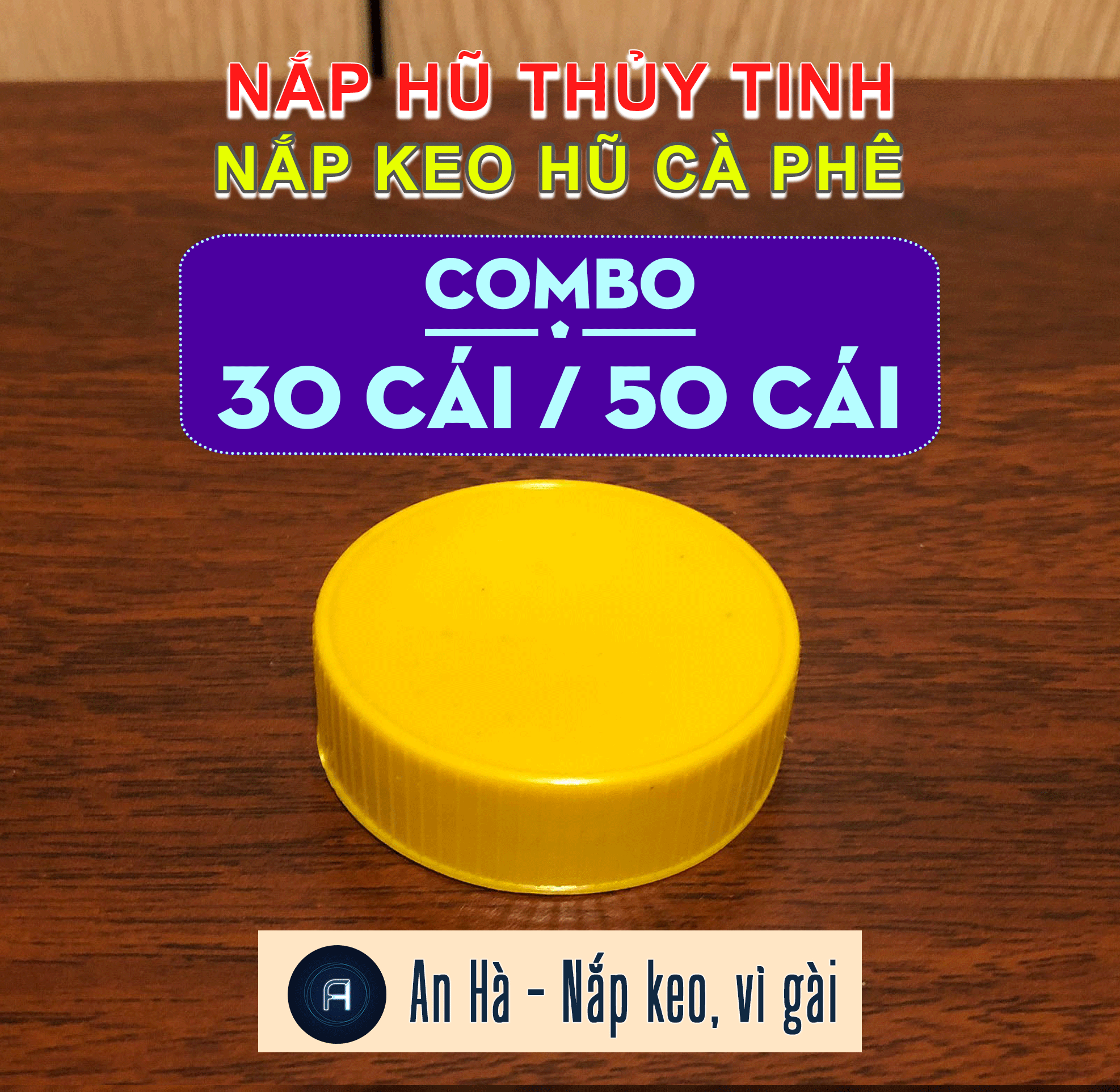 Nắp keo hũ đựng cà phê - nắp keo hũ thủy tinh
