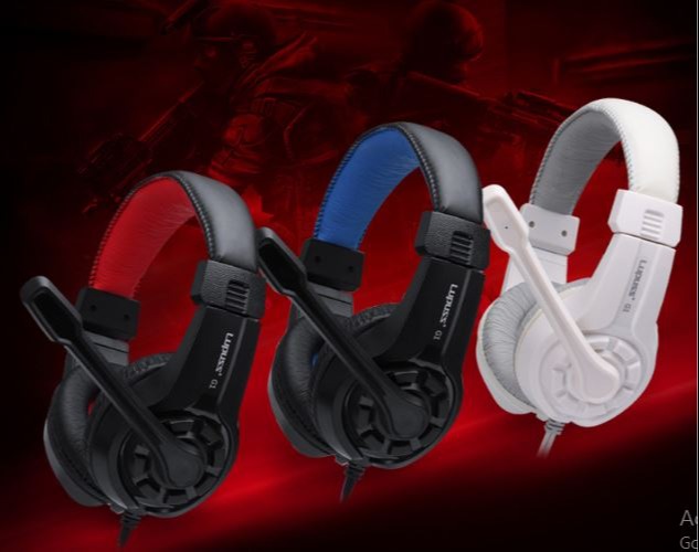 Tai Nghe Chụp Tai Lupuss Có Mic - Tai Nghe Chơi Game Pubg, Ros Cho PC, Mobile, Ipad, Học Tiếng Anh