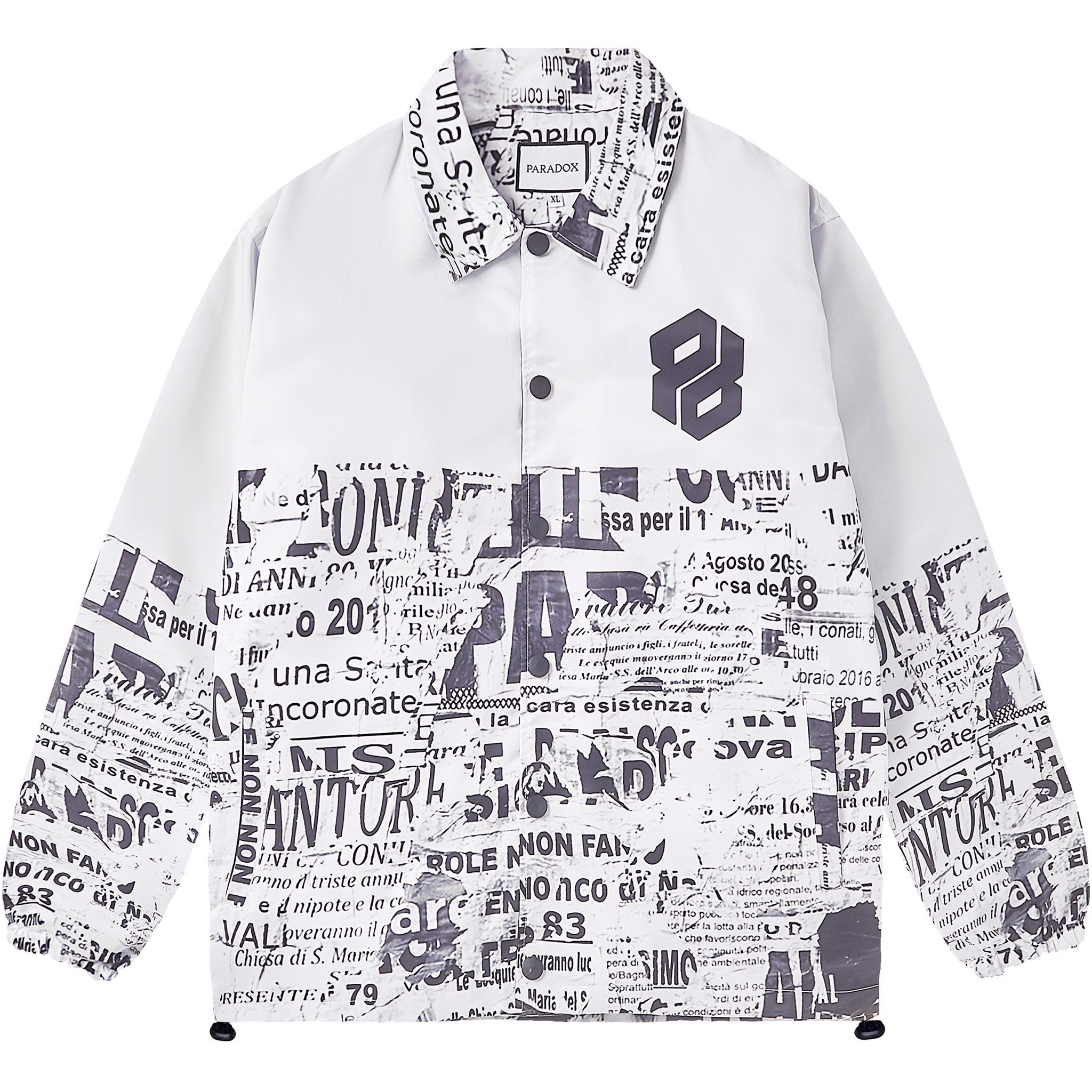 PARADOX Áo khoác dù PRESSE OVER-PRINTED JACKET