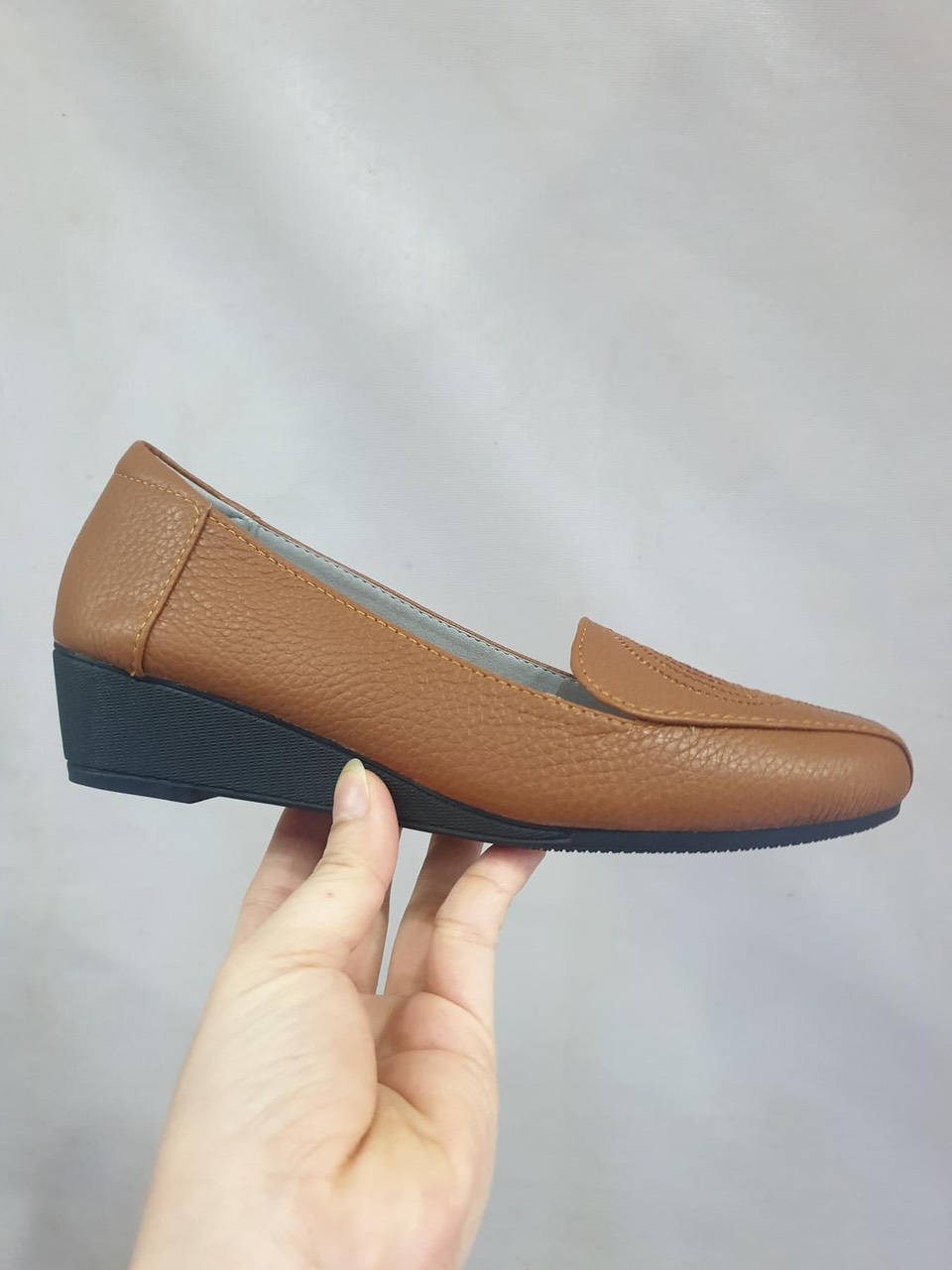 Xuồng da mềm 3F mũi thêu