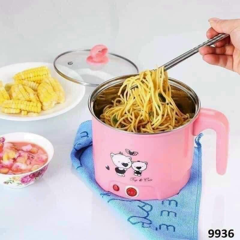 Ca lẩu mini đa năng - ca nấu mì đa năng siêu tốc - ca nấu lẩu nấu nước, hâm thức an mini - 2427