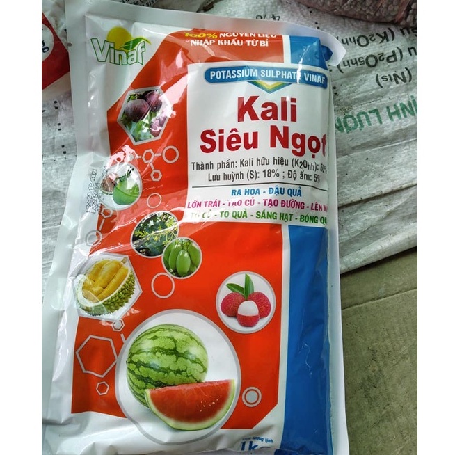 100gr Kali siêu ngọt xé lẻ túi zip từ gói 1kg_Siêu kaly trắng_Siêu ngọt trái, ngọt củ, to quả, mã đẹp
