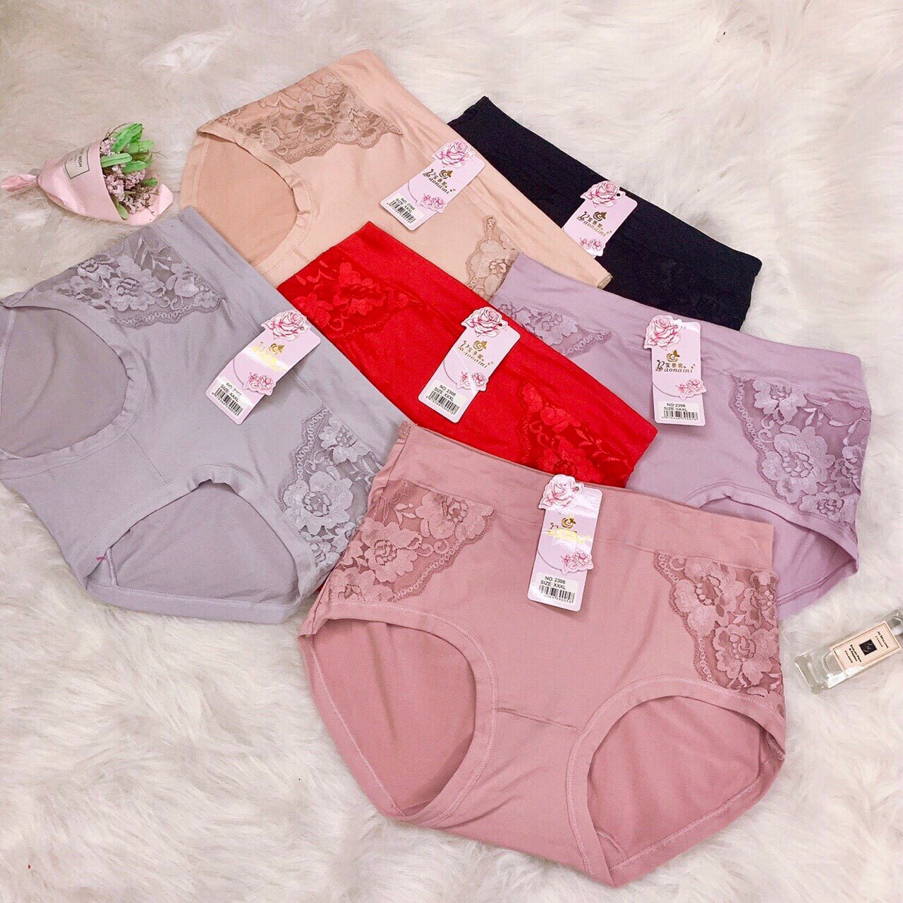 Quần Lót Nữ Big Size To, Set 4 Quần Lót Cotton Size To Cho Người Từ 55-80kg Dễ Mặc