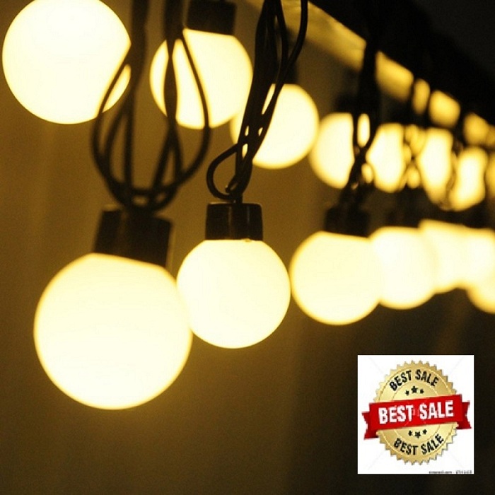 Dây đèn Led trang trí Cherry Ball dài 5m.-20 bóng cỡ lớn