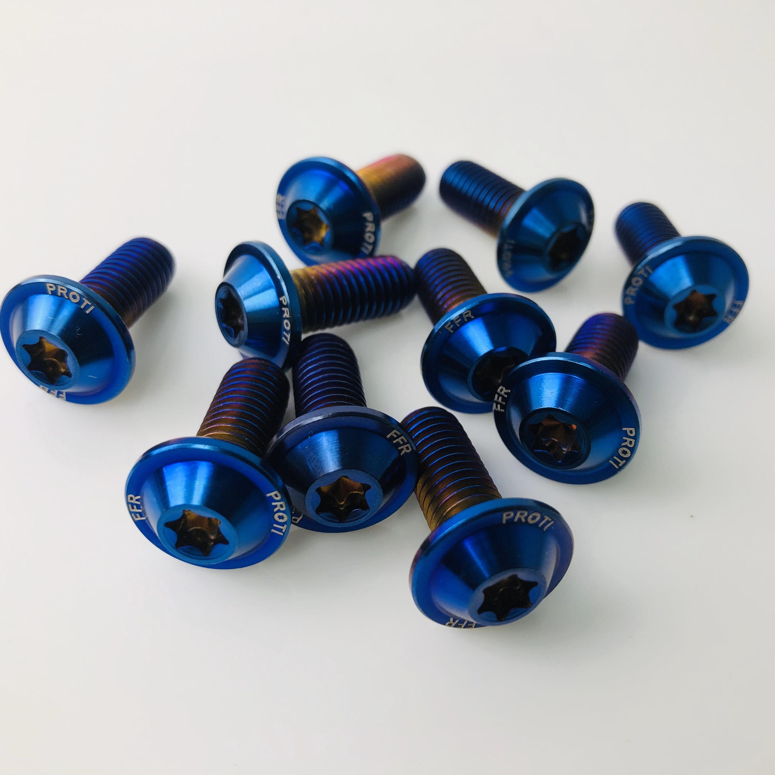 [HCM]10 ốc Proti gắn đĩa nhập khẩu thái lan màu titan cao cấp Motorsaigon