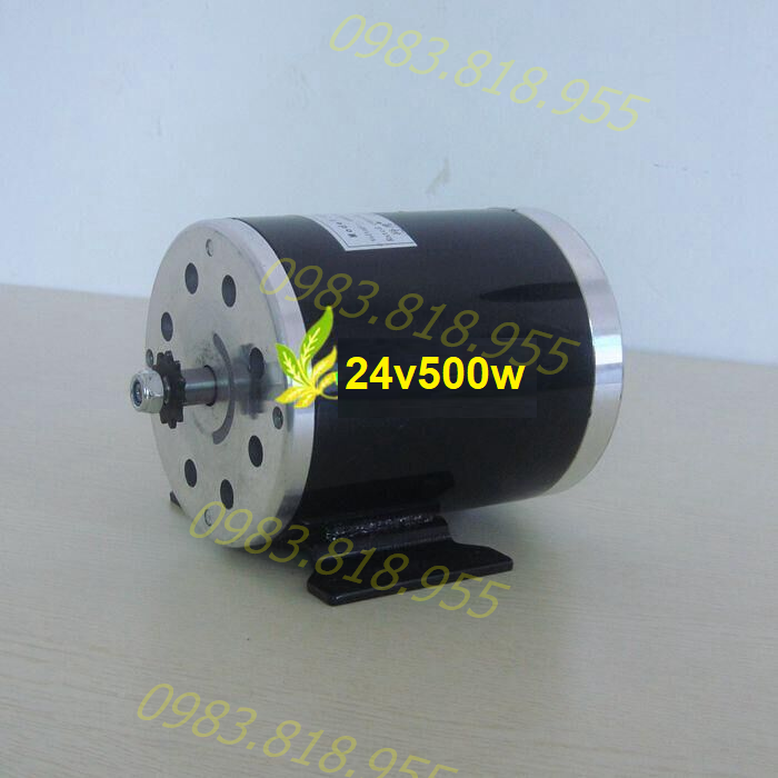 Động cơ 24v 500w 36v500w không giảm tốc motor 24v500w 36v 500w