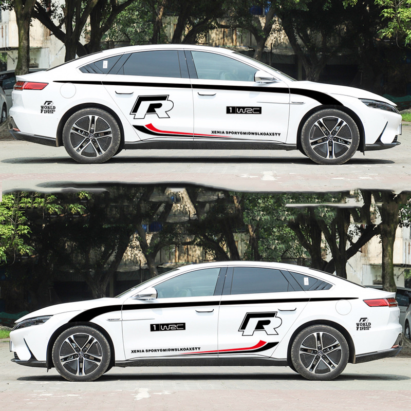 [HCM]Tem dán sườn và capo xe ô tô phong cách thể thao TS082