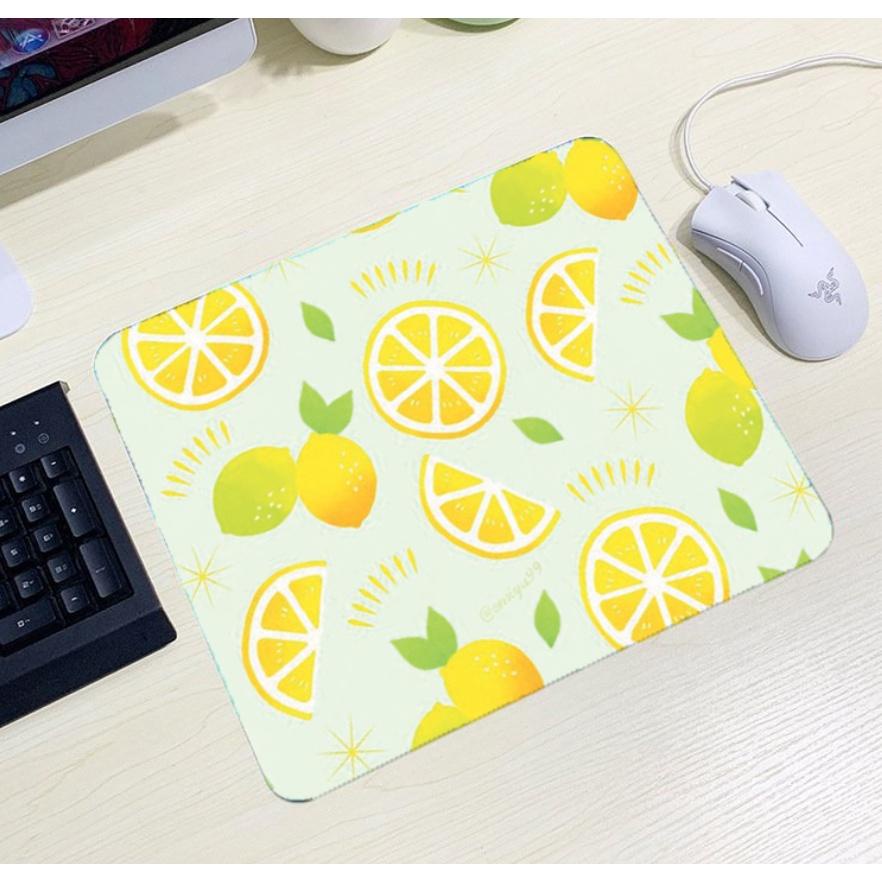Lót chuột, pad chuột cỡ 26x21cm bo viền chắc chắn hơn 50 mẫu in sắc nét dày dặn