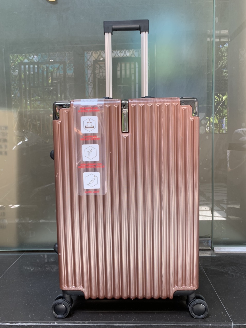 Vali du lịch khung nhôm cao cấp ms002 size 20inh và 24inch
