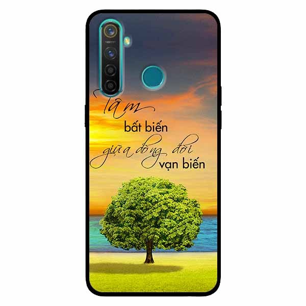 [HCM]Ốp Cường Lực Dẻo Đen Dành Cho Oppo Realme 5 5s  5i Mẫu Tâm Bất Biến