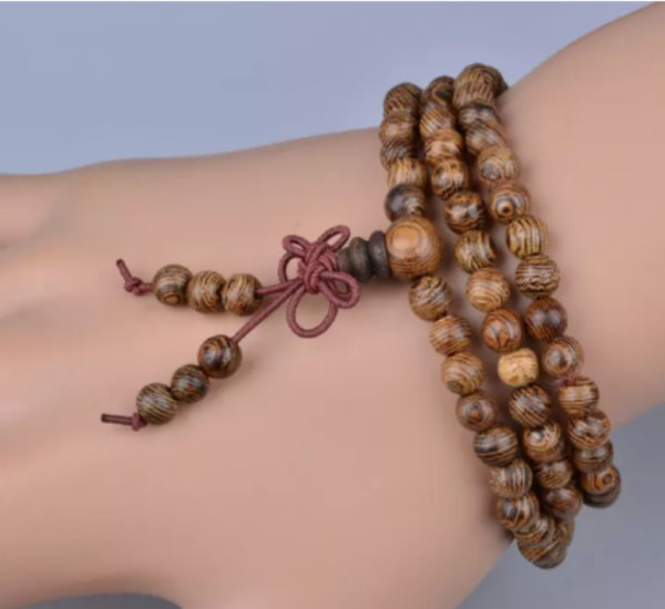 [HCM]Vòng Tay Trầm Hương 108 Hạt Đeo May Mắn Thời Trangchuỗi phong thủy cao cấp kz-2021