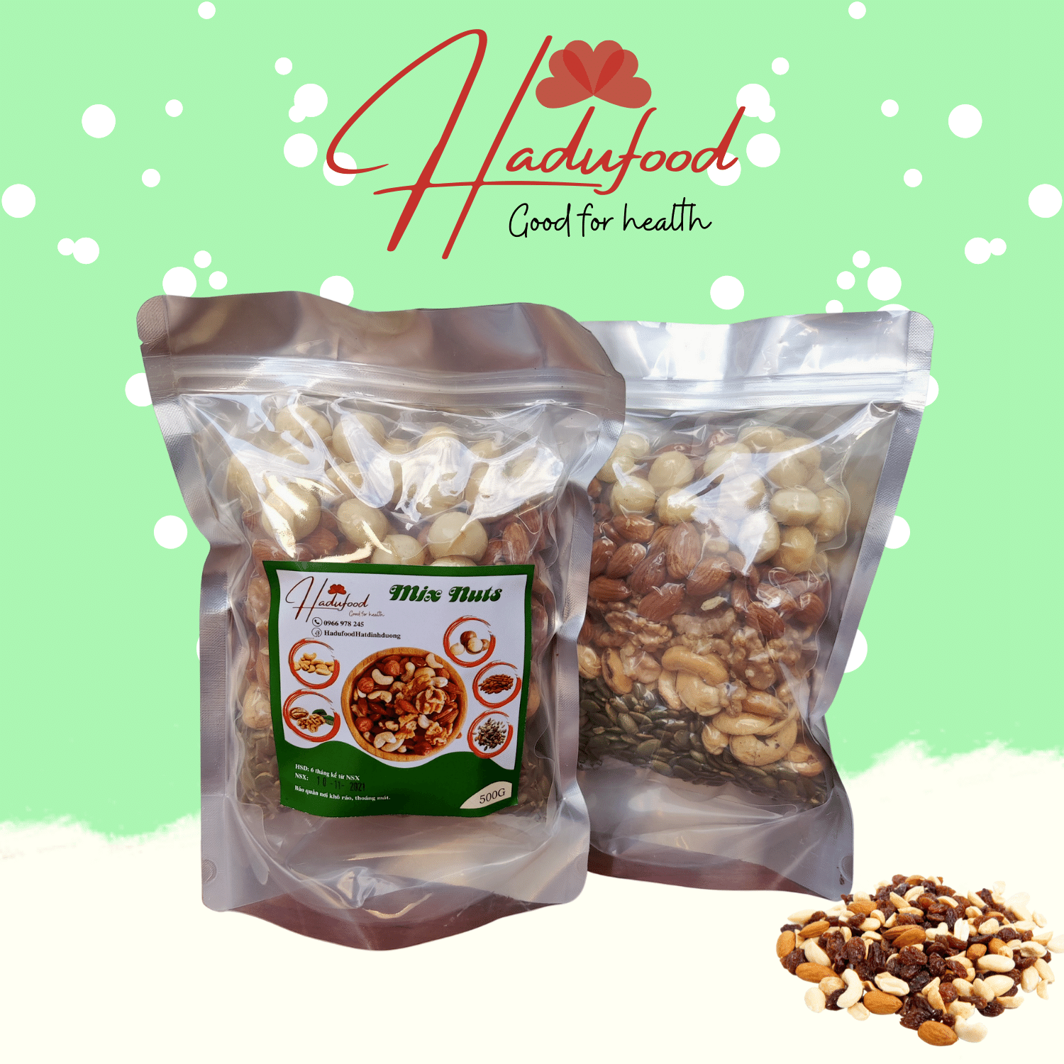 Mix Hạt dinh dưỡng - HaduFood
