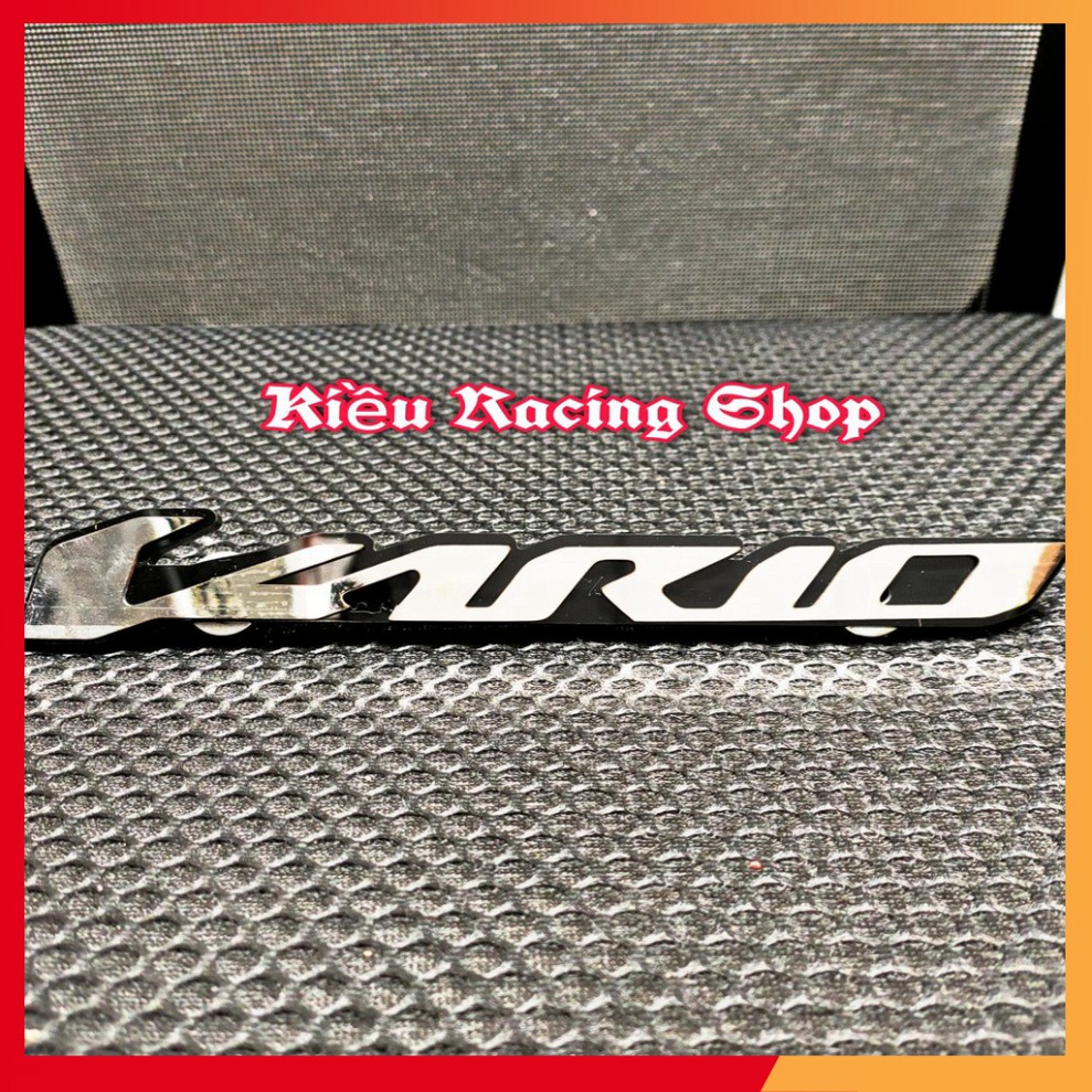 [HCM]Bảng Tên Chữ Vario Mặt Mica Màu Inox Titan