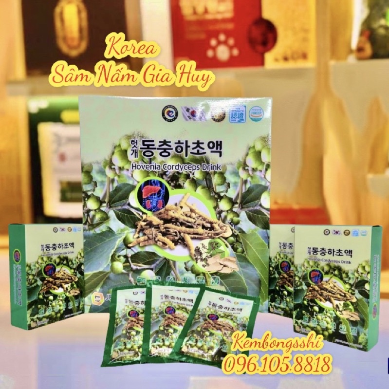 Nước bổ gan đông trùng hạ thảo hàn quốc