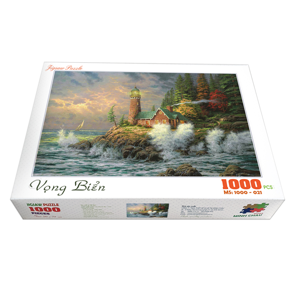 [HCM]Bộ tranh xếp hình cao cấp 1000 mảnh ghép – Vọng Biển (50 x 80m)