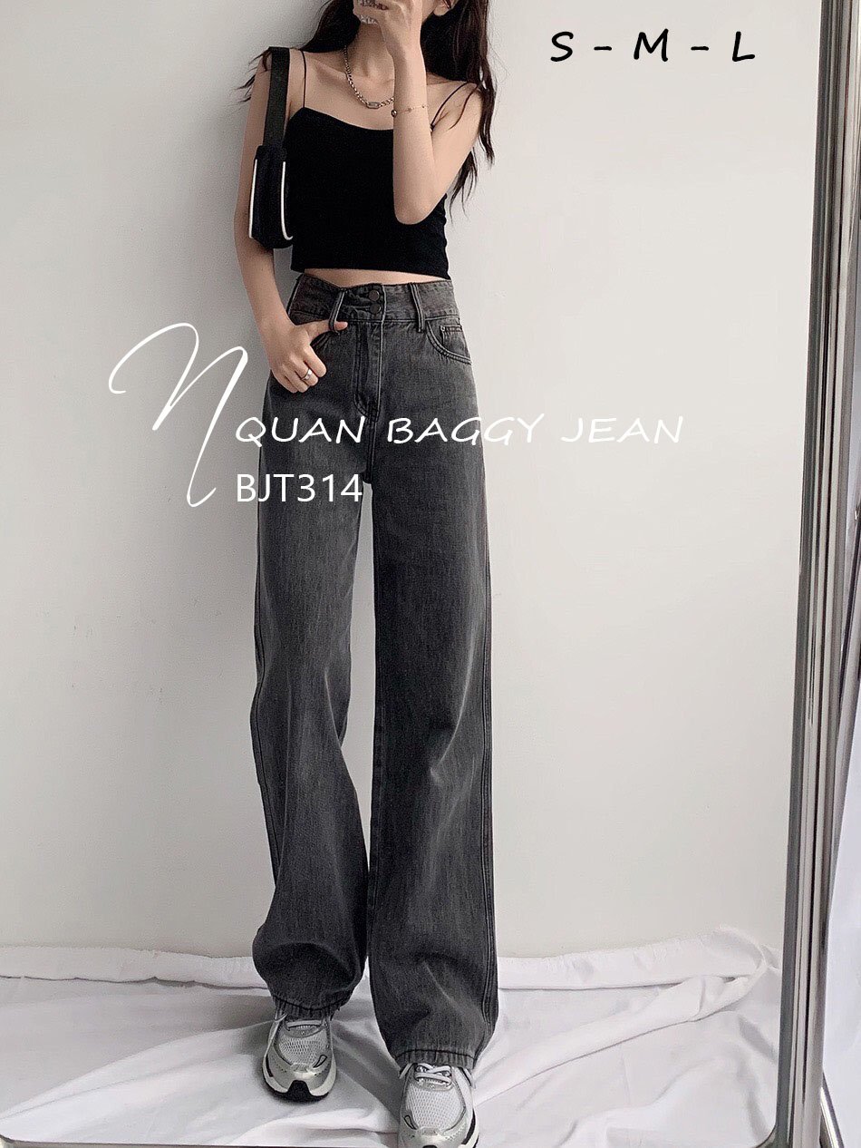 [HOT TREND] Quần baggy, quần baggy jean, quần baggy jean nữ, quần bò baggy, quần baggy nữ rách gối cá tính - phù hợp xu hướng thời trang hiện nay
