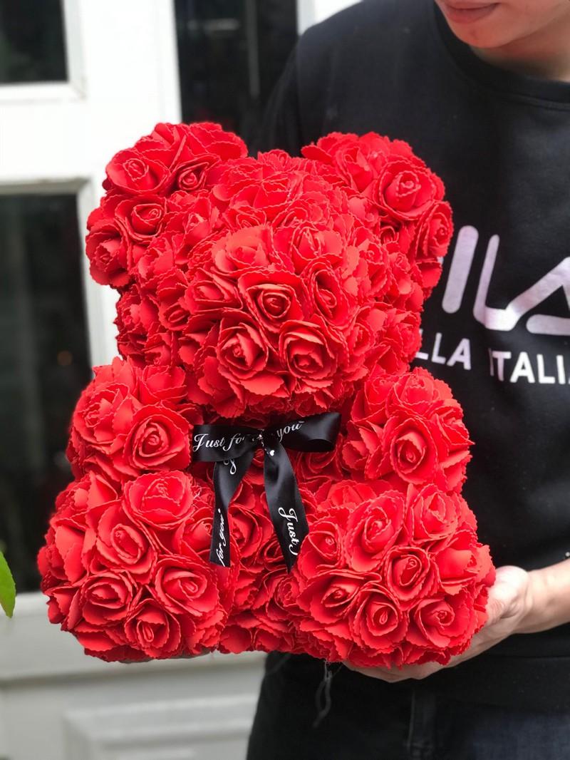 [HCM]Quà tặng bạn gái quá đáng yêu - Gấu hoa hồng xốp