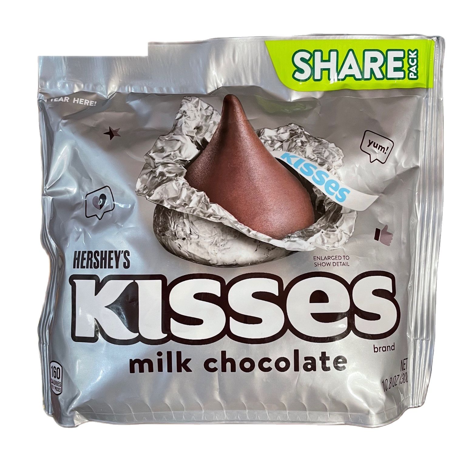 Kẹo Socola Kisses và Hershey's - loại bịch nhỏ có nhân và không nhân