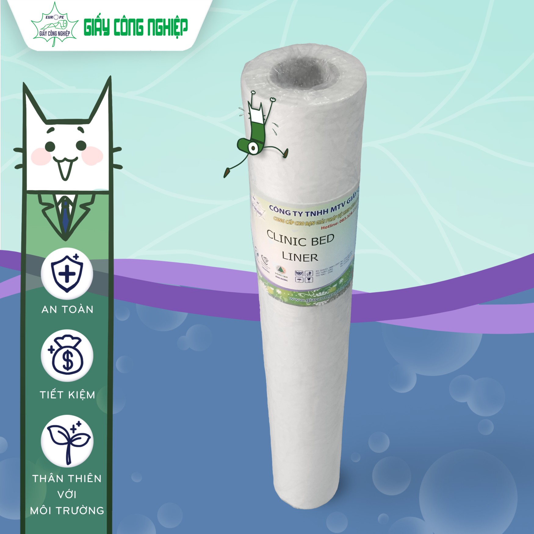 Cuộn giấy lót y tế (white 52)