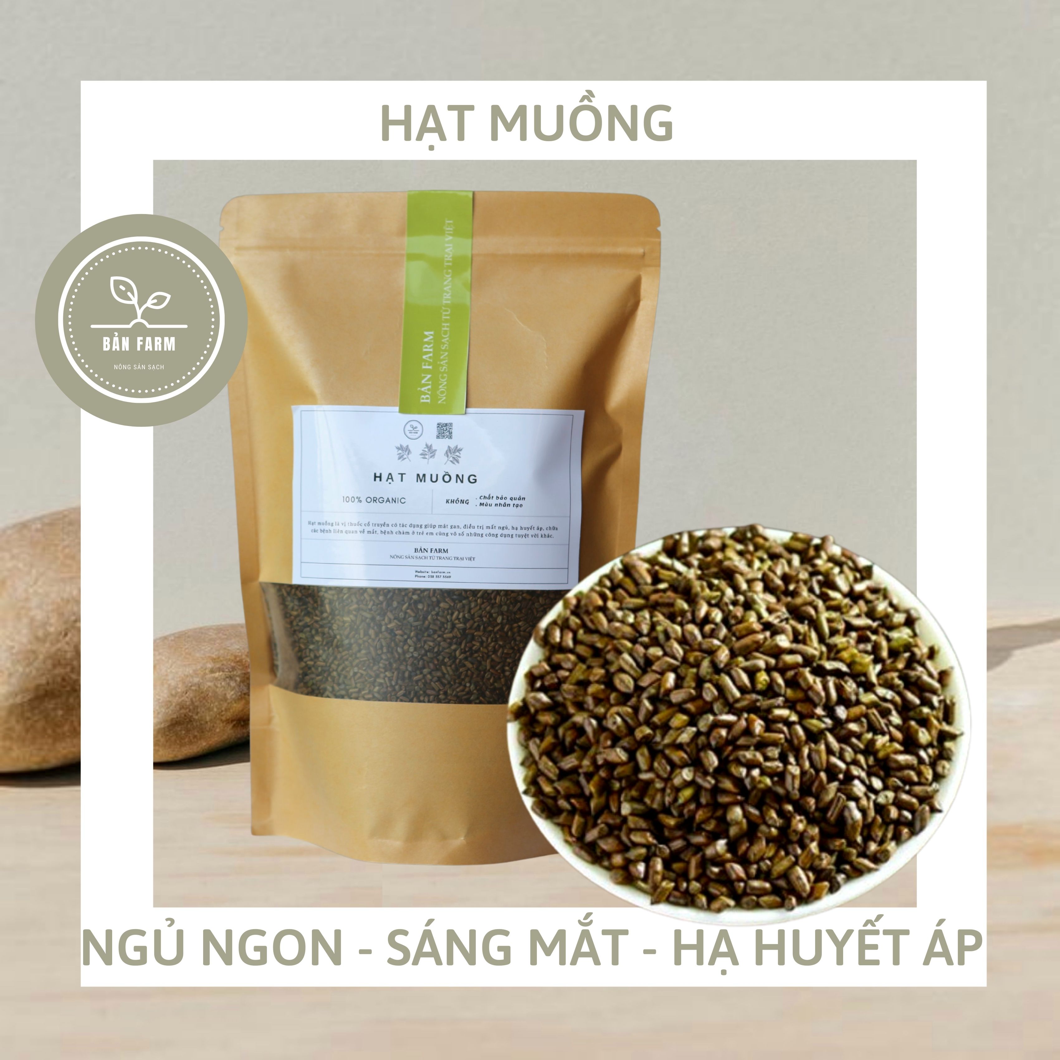 Hạt muồng/ thảo quyết minh cao cấp i bản farm