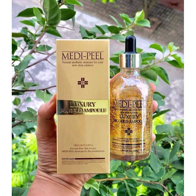 Tinh Chất Vàng Medi Peel 24K Gold Ampoule Luxury Gold