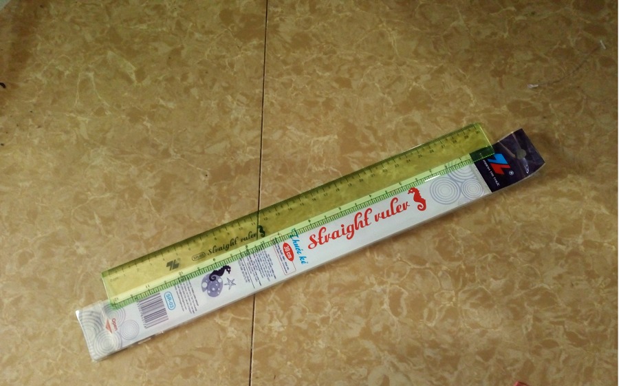 Thước nhựa cứng 30cm tl - thước thẳng sr-03 30cm