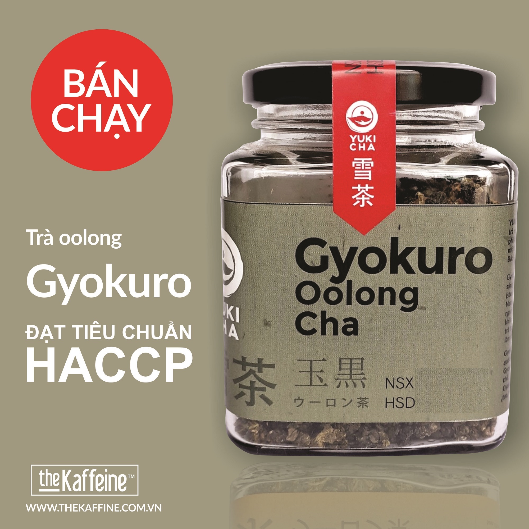 Trà Oloong thượng hạng Gyokuro 100g - Trà Oolong thượng hạng của The Kaffeine