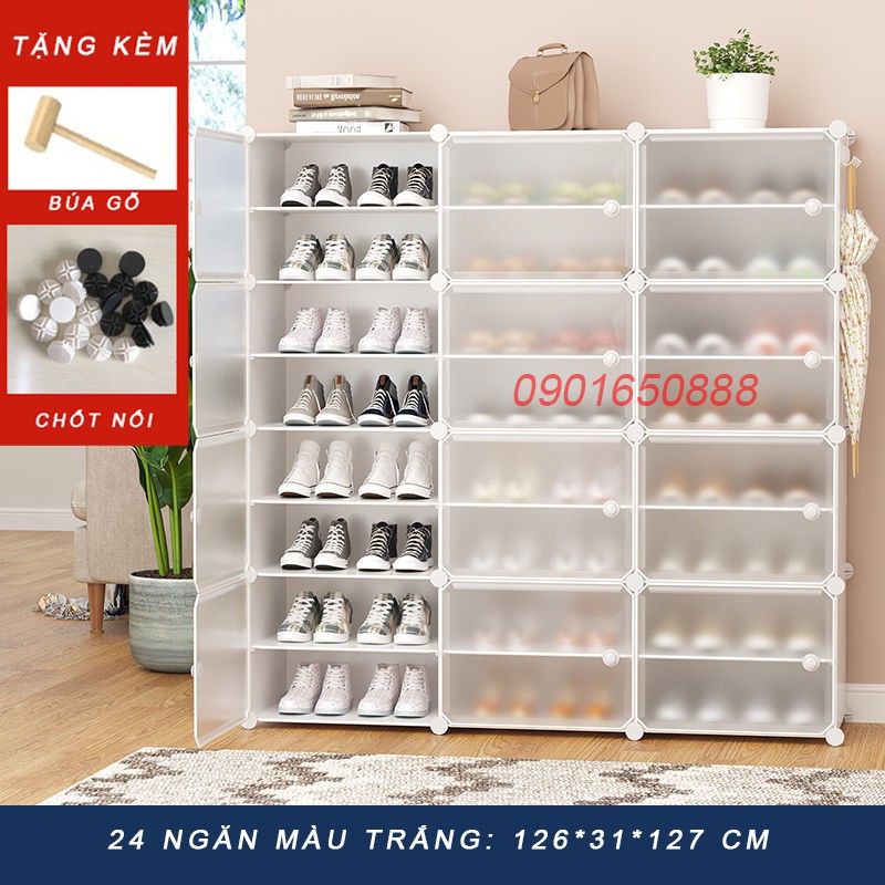 Tủ nhựa đựng giày lắp ghép - Kệ để giày đa năng