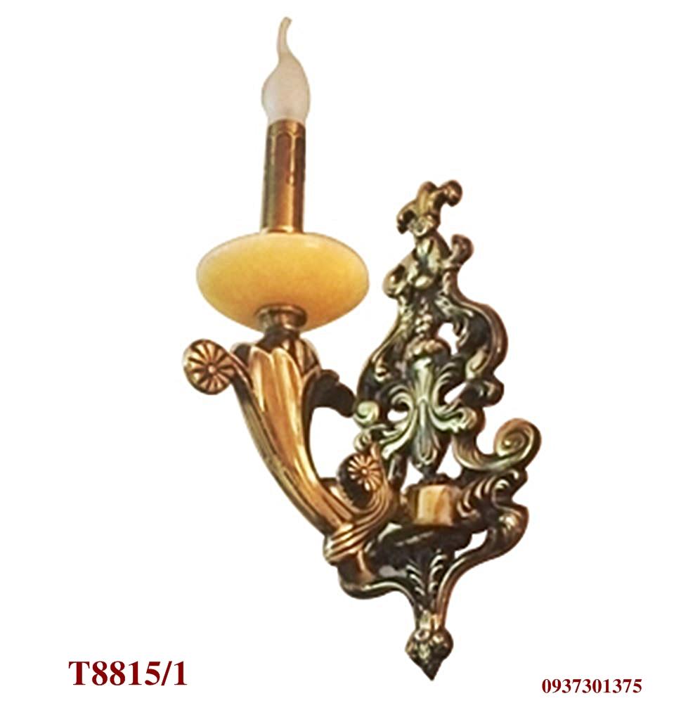 Đèn Tường Nến Đồng Đá T8815/1