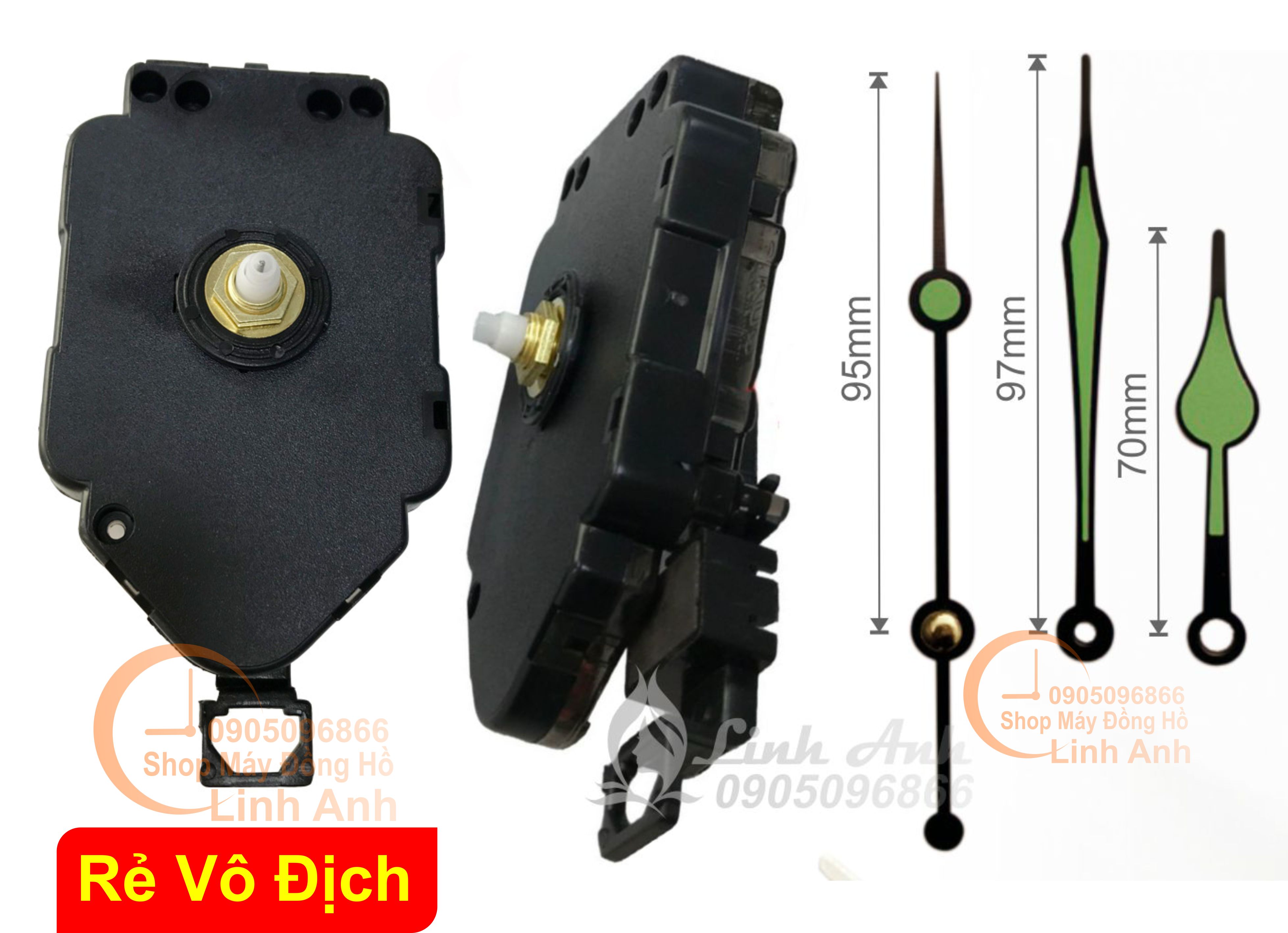 Máy đồng hồ quả lắc, Máy đồng hồ giao động (BH 1 năm)