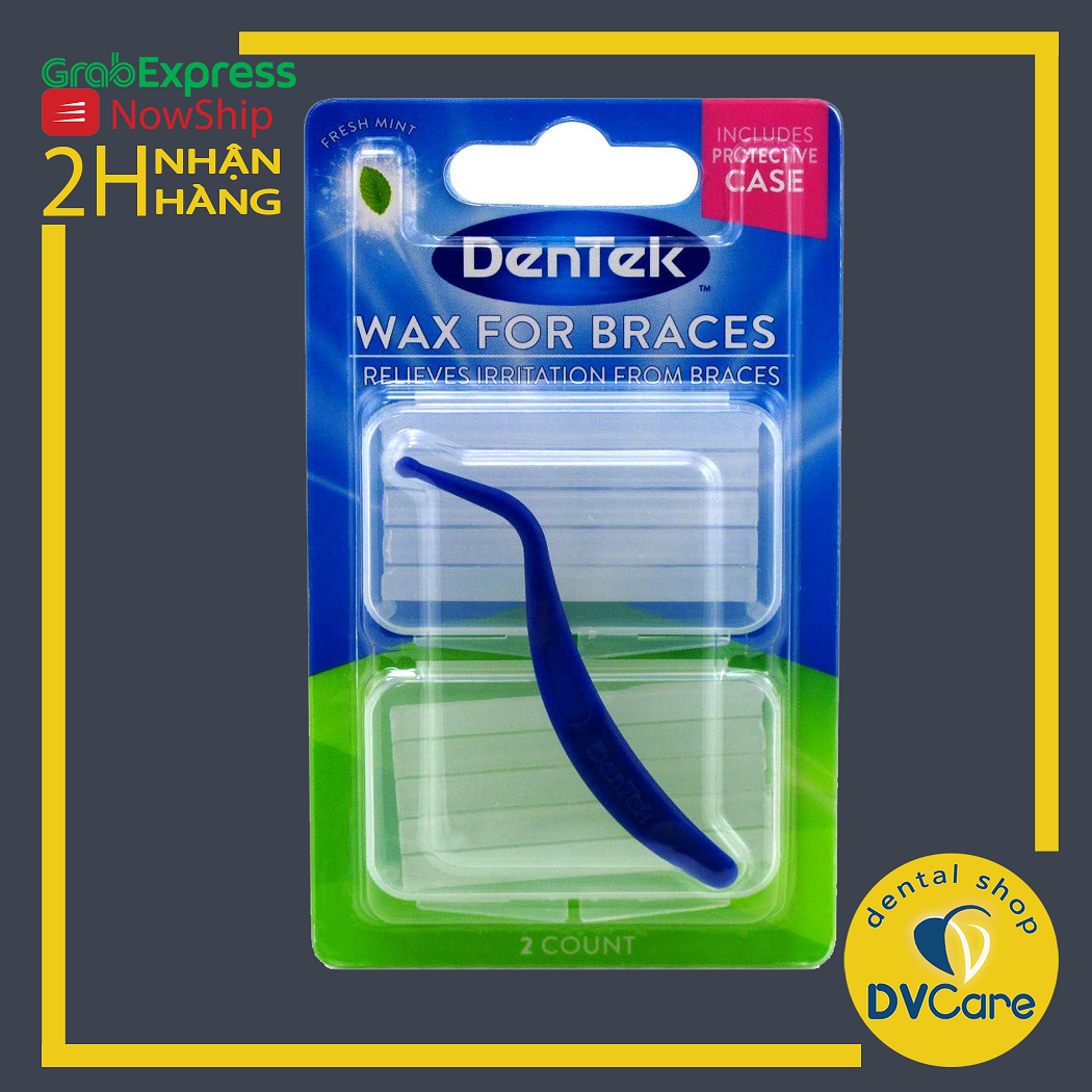 Sáp nha khoa Dentek, sáp giảm đau chỉnh nha niềng răng [dvcareshop]