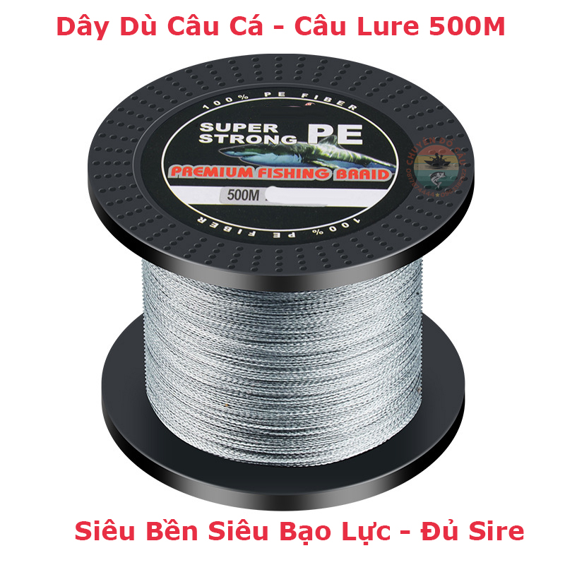 Dù câu cá siêu bền 500m – dây dù câu cá tốt , siêu bền 4 lõi – dù câu lục , lăng xê