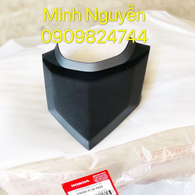 Mu rùa xe sonic đen nhám chính hãng honda