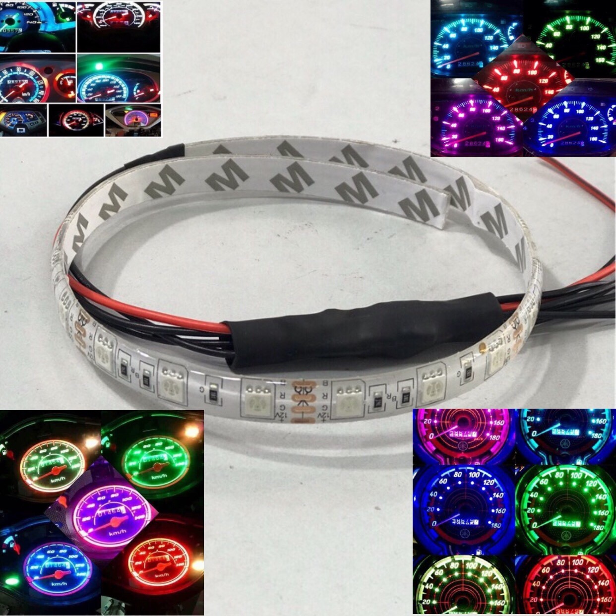 Led đồng hồ sang số đổi màu cho xe số cực đẹp bh 12 tháng